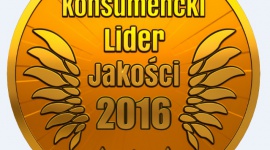 Komputronik ponownie Liderem Jakości BIZNES, Handel - Komputronik już trzeci raz z rzędu otrzymał w ogólnopolskim badaniu KONSUMENCKI LIDER JAKOŚCI 2016 najwyższe wyróżnienie: złote godło w kategorii „Sieci sklepów komputerowych”.