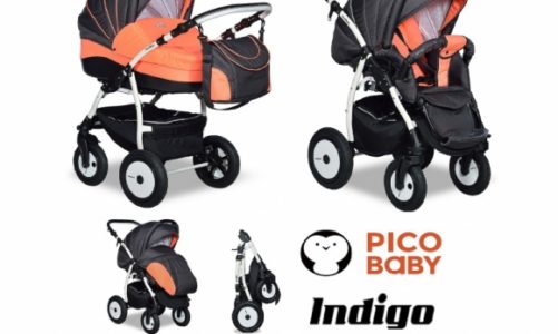 NOWOŚĆ! Wózek Indigo Carbon Orange 2w1 – lekkość i niezawodność od Pico Baby