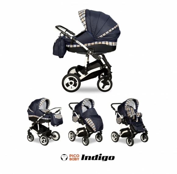 NOWOŚĆ!!! Wózek Indigo Navi Scotch 2w1 marki Indigo Pico Baby