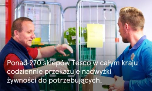 Tesco Polska ograniczyło ilość marnowanej żywności o 33% rok do roku