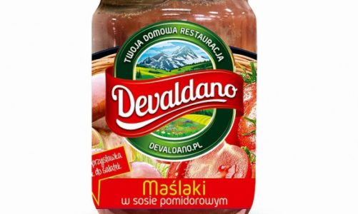 Nowość od marki Devaldano – Delikatne Maślaki w aromatycznym sosie pomidorowym